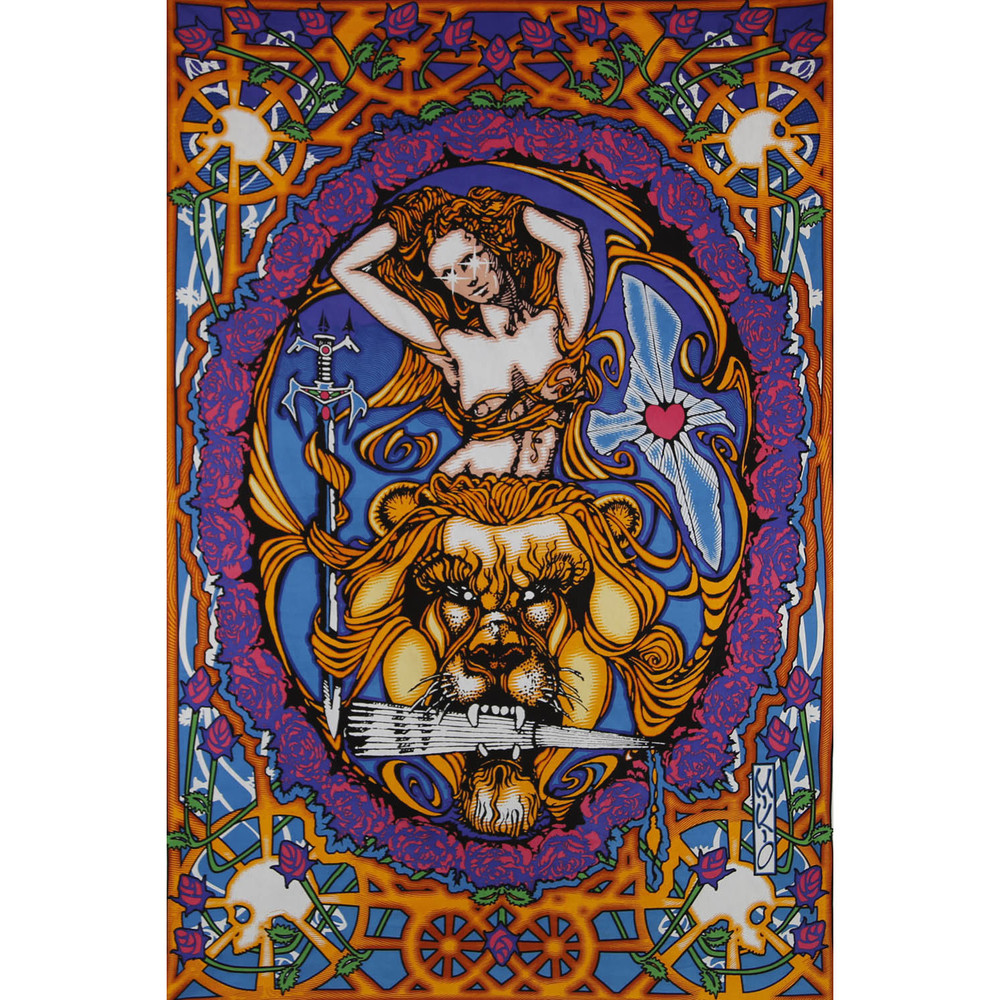 3D Lady Of Carlisle Tapestry 60x90" by Sunshine Joy